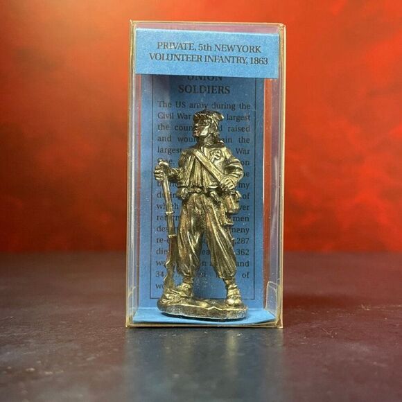 Vintage Westair Lead-Free Pewter Union Soldiers & Cannon 1861–1865 Civil War Set - Picture 9 of 14